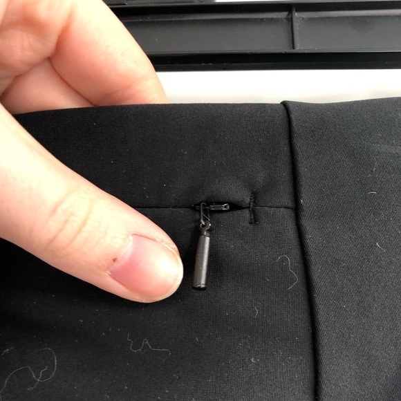 ATHLETA Stellar Tight Legging Black Navy Blue XS Zipper Pockets 77262 870815-05 - Picture 7 of 9